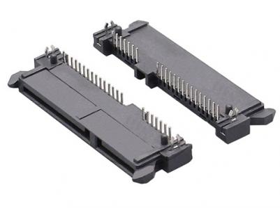 SATA 7 + 15P Fi Connector, DIP ang dwat, H4.20mm KLS1-SATA408
